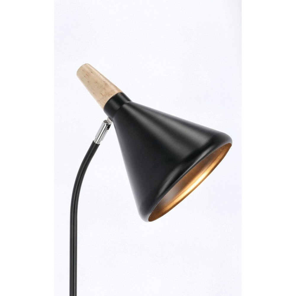 BRILLIANT grindų šviestuvas, juodos spalvos, H148 cm