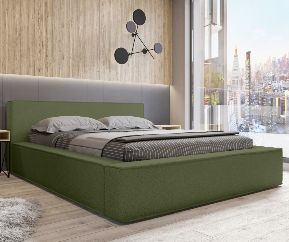 Lova BERNAND, žalias audinys struktūrinė