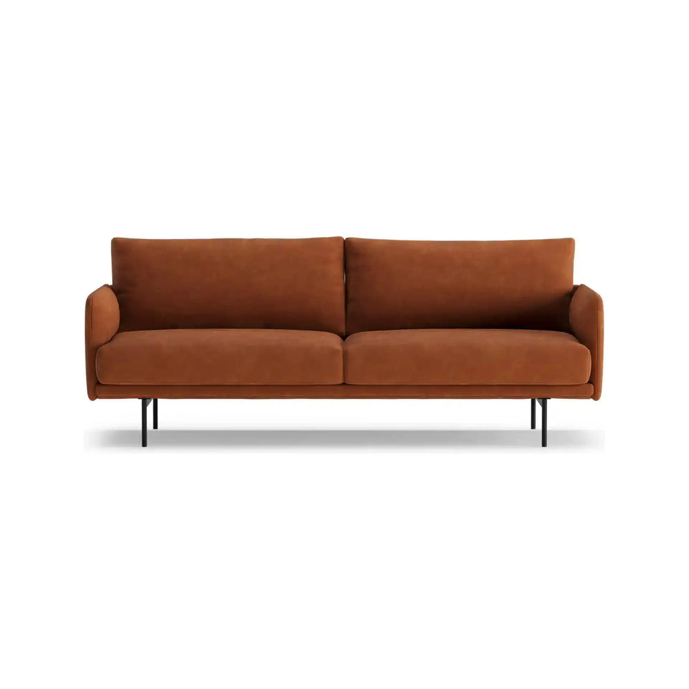 UMA 3 vietų sofa, konjako spalva