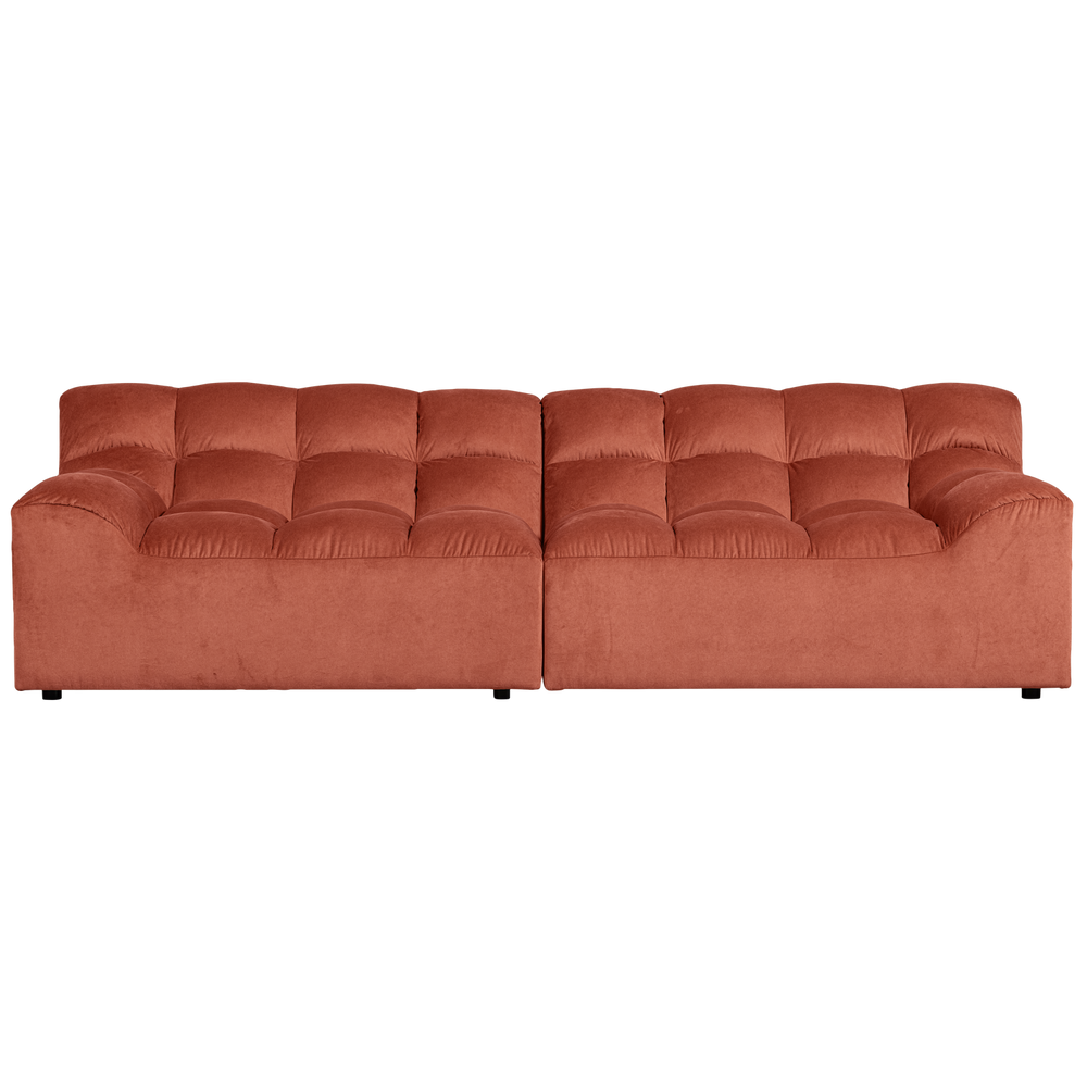 Sofa ALLURE 3-vietė, veliūras rožinis