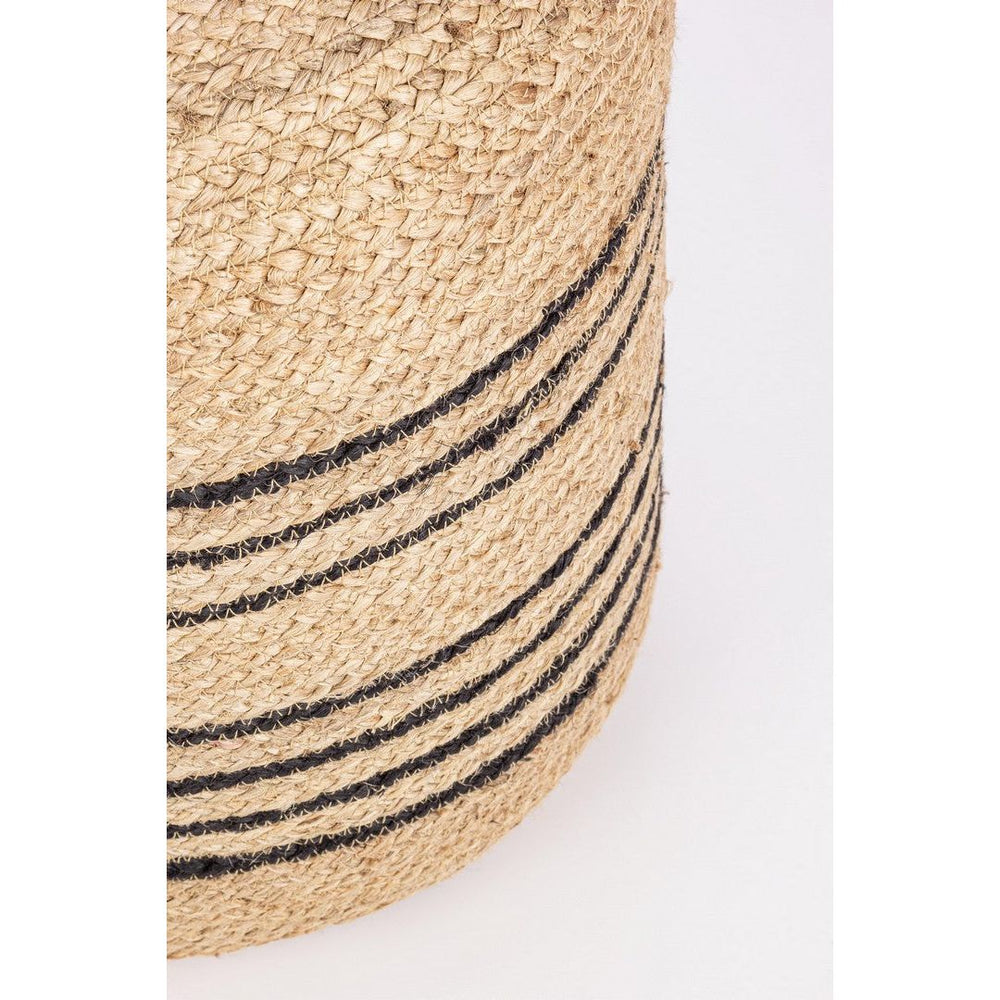Pouf ANNA, natural-black D45