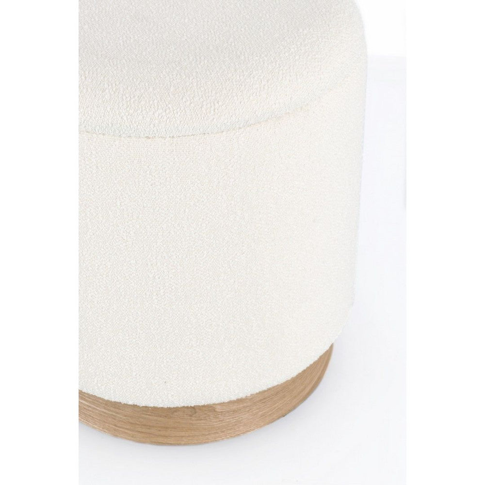 SOJA storage ottoman, white