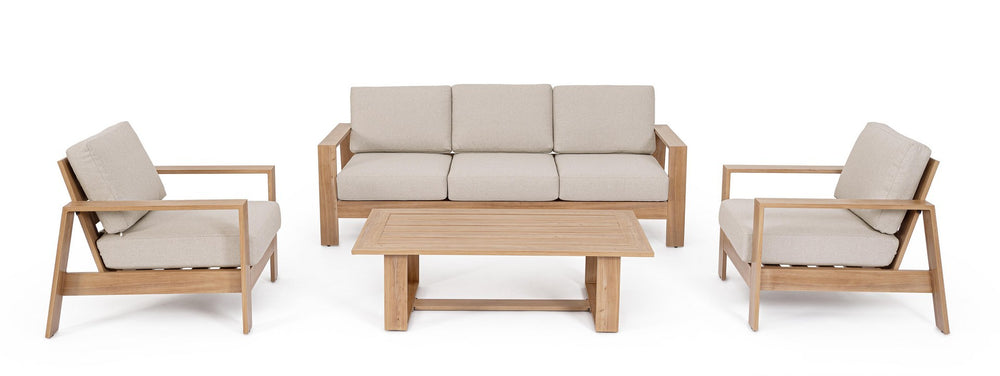 Lauko baldų komplektas BALTIC NATURAL, 4 dalių