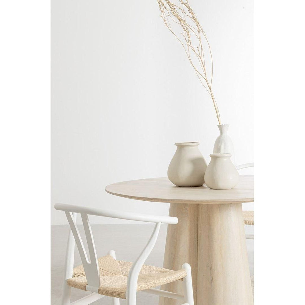 NASSORIS stalas Ø120 , natūrali spalva