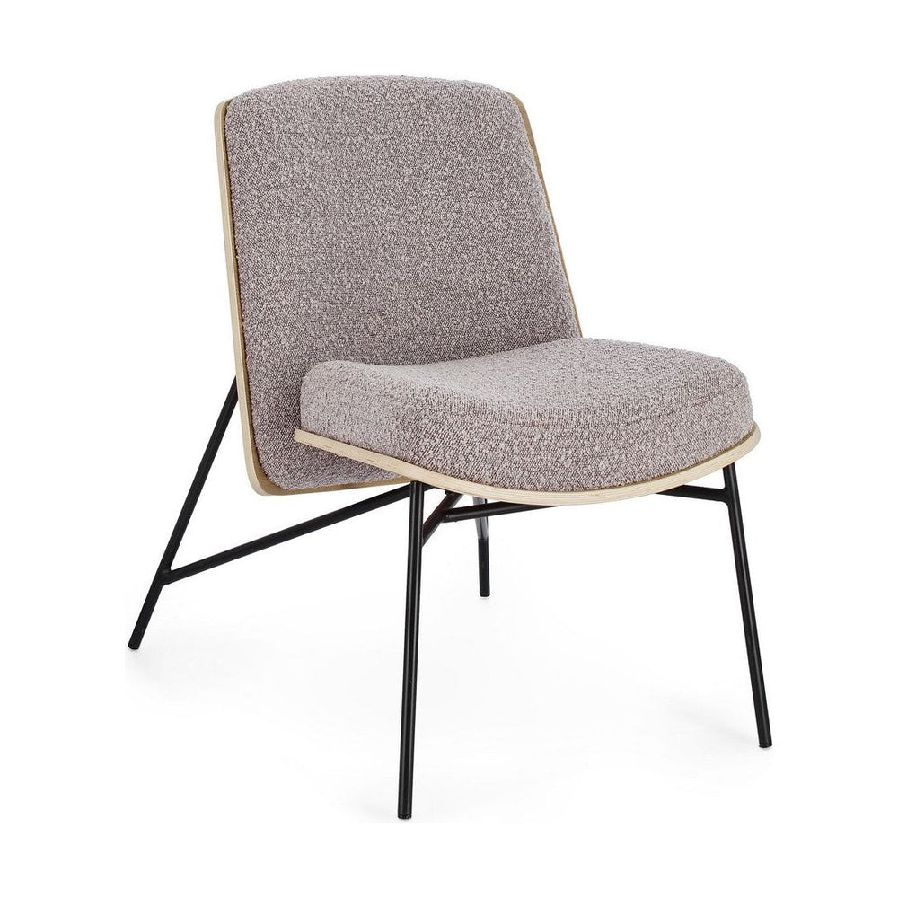 Armchair EASTON, light brown