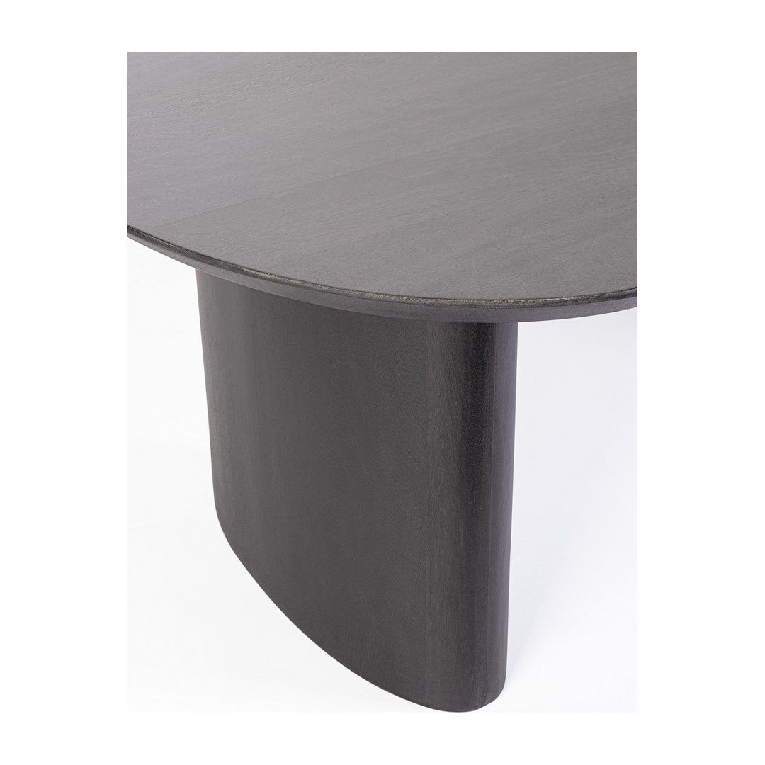 RISSA kavos staliukas, juoda spalva, 130X65