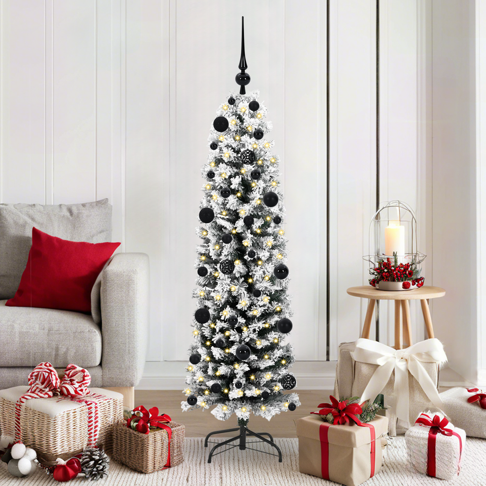 Artificial Christmas tree POLAR EMBER, Green 150 cm., steel, plastic