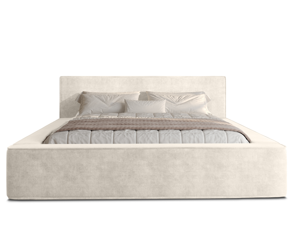 Lova BERNAND, šviesiai kreminis veliūras