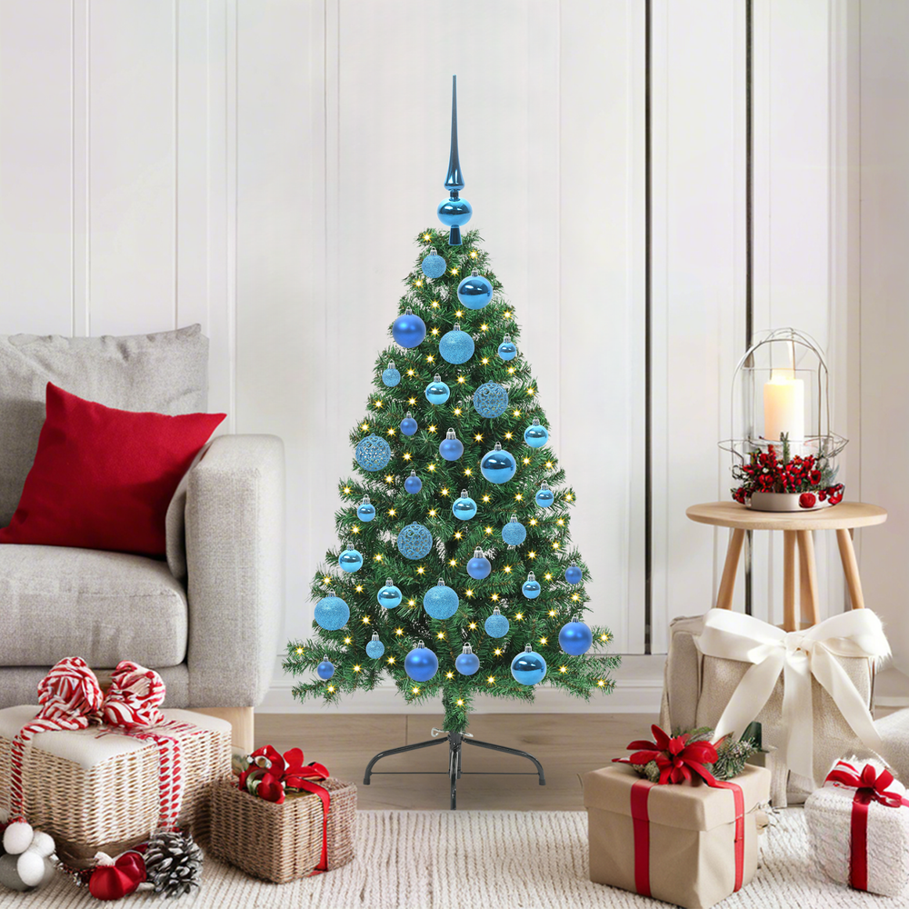 Artificial pre-lit Christmas tree EVERGREEN AK, Green 120 cm.
