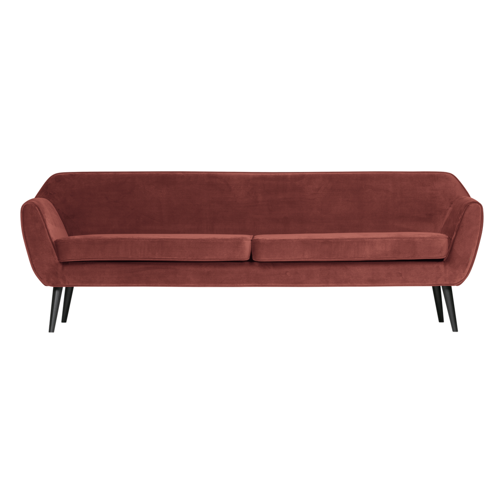 Sofa ROCCO XL 230 cm, aksominis bordo raudona