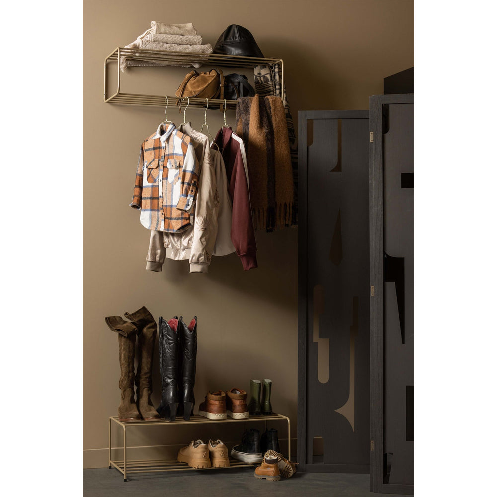 Batų lentyna JOSSE, metalas, žalia