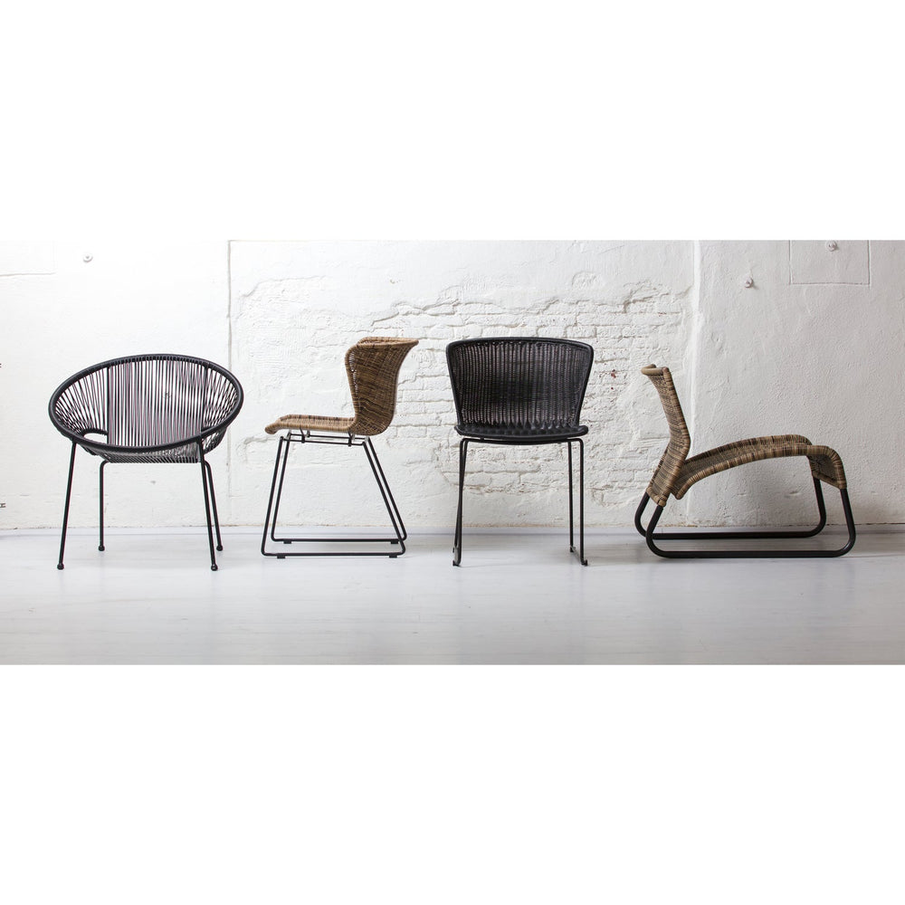 Outdoor chair set WINGS, natural
