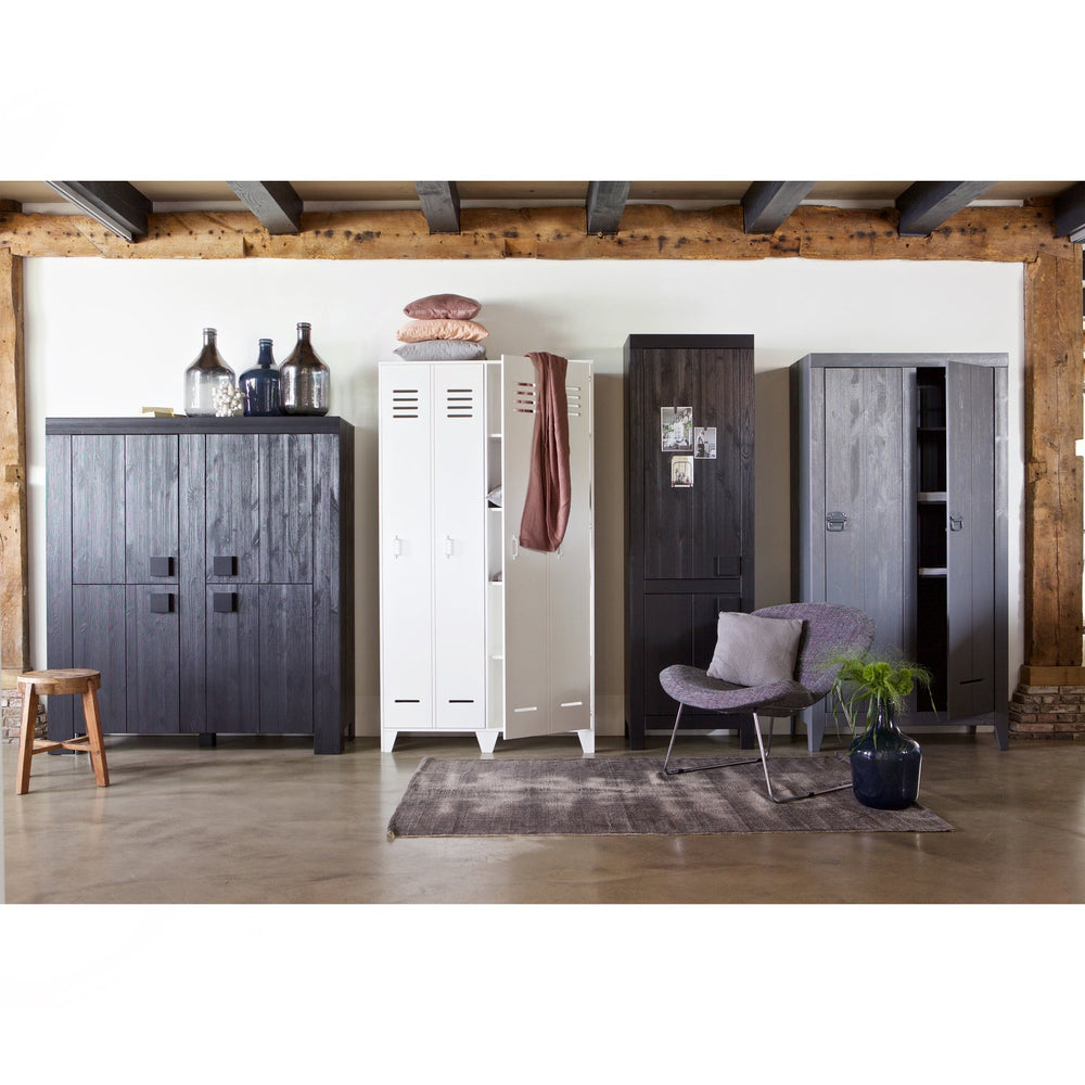 Spinta Kluis, plieninė pilka