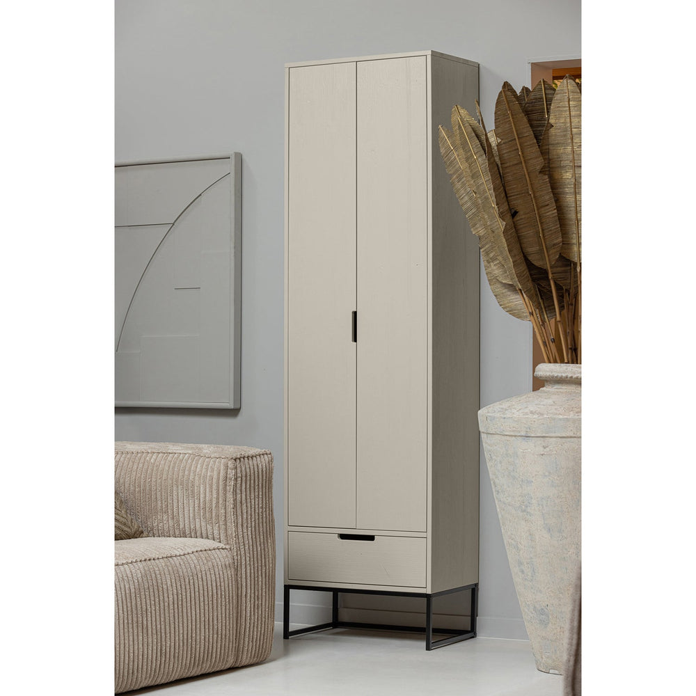 Aukšta spinta SILAS, smėlinė pilka