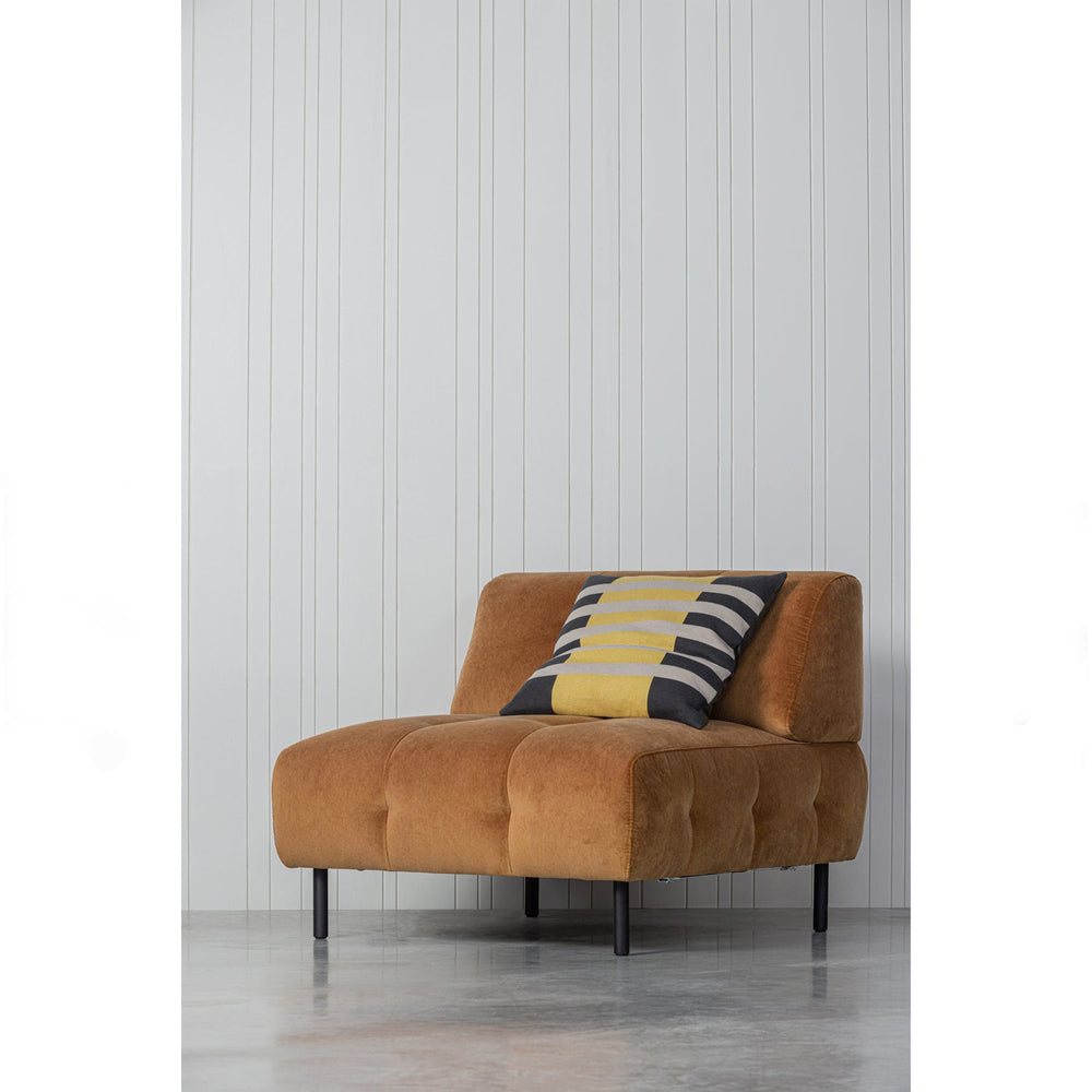 Armchair LLOYD, velvet, cinnamon