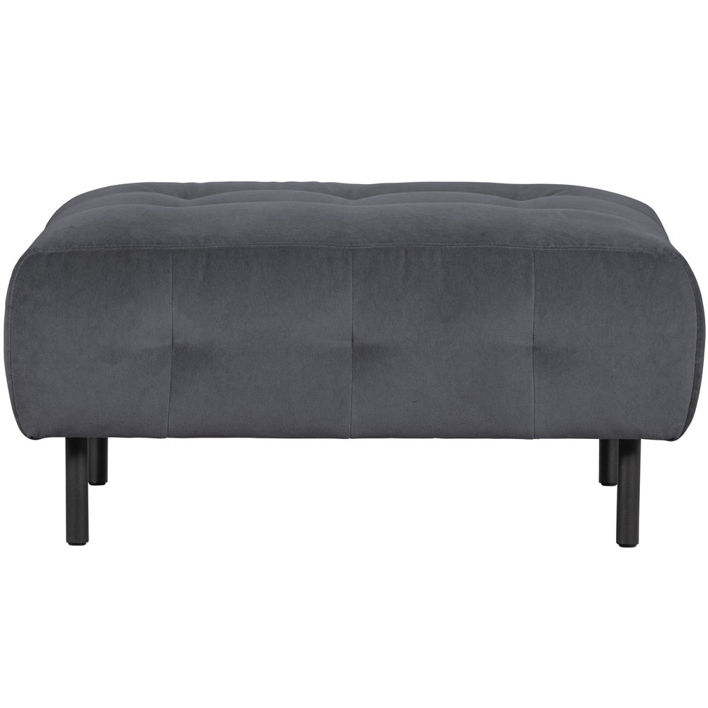 Pouf LLOYD, velour, sky blue (cloud)