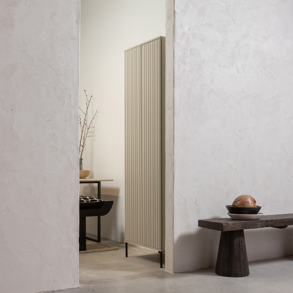 Spinta NEW GRAVURE, pušis, pilka spalva