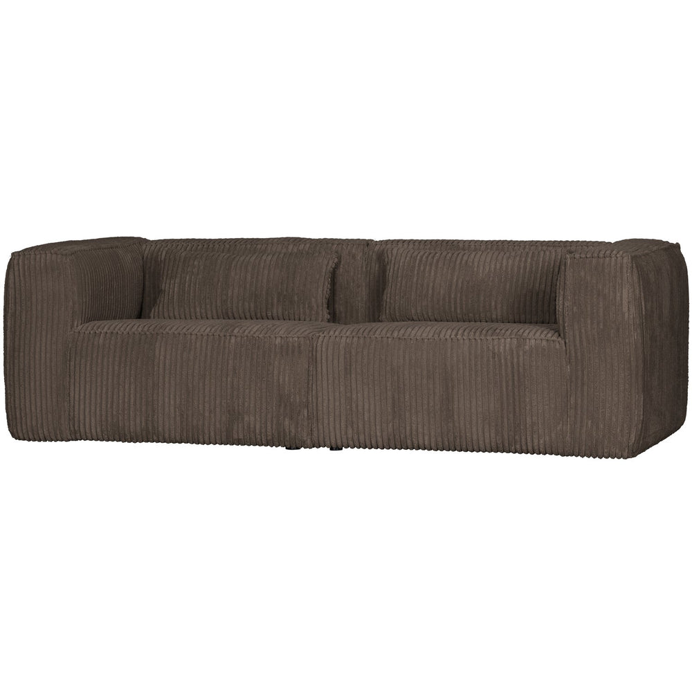 BEAN Sofa, 3.5 Seater, fabric, mud