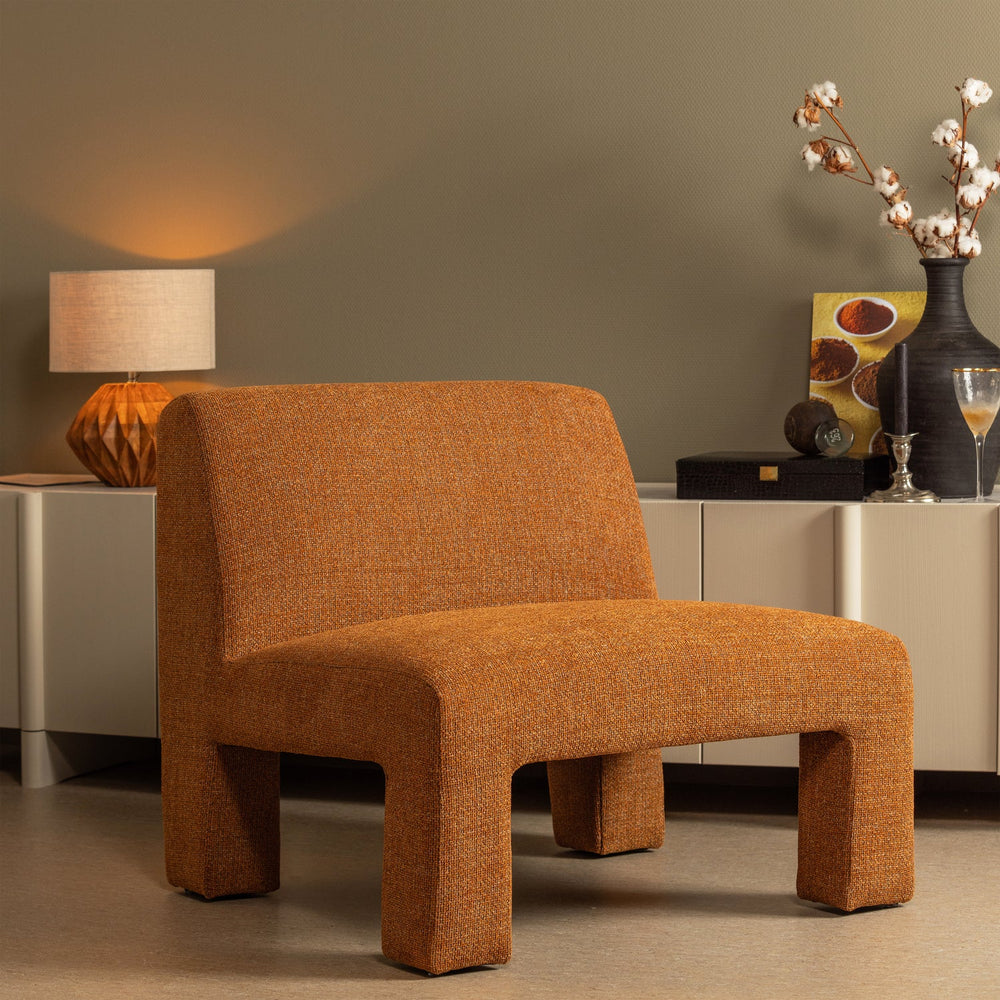 Armchair LAVID, ginger fabric
