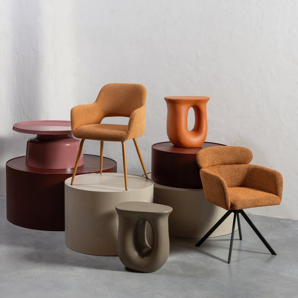 Dining chair FENNE, ginger color