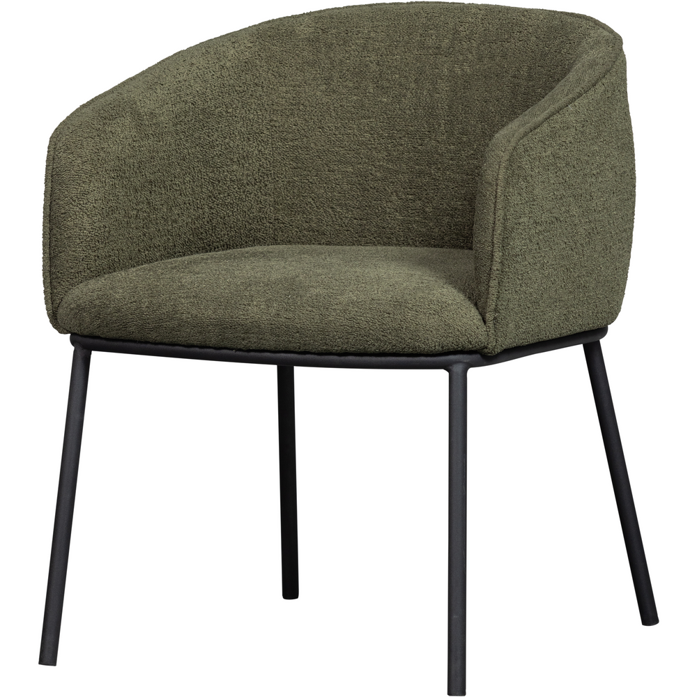 LEON DINING CHAIR FOREST GREEN