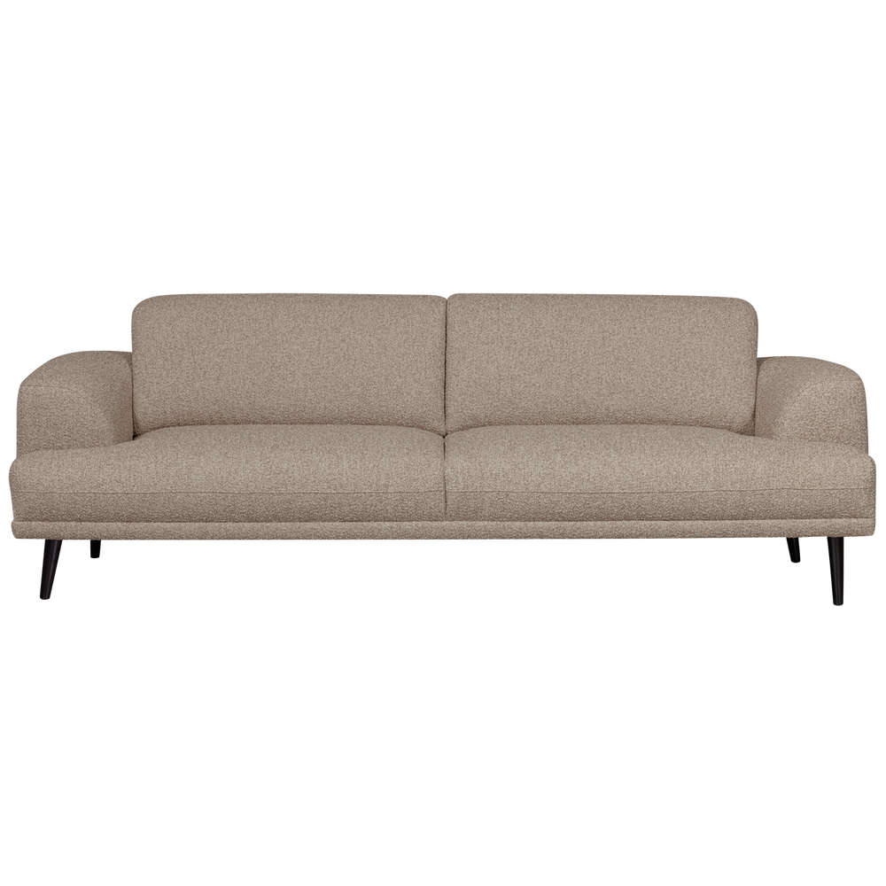Three-seater BRUSH, rough boucle fabric, desert melange
