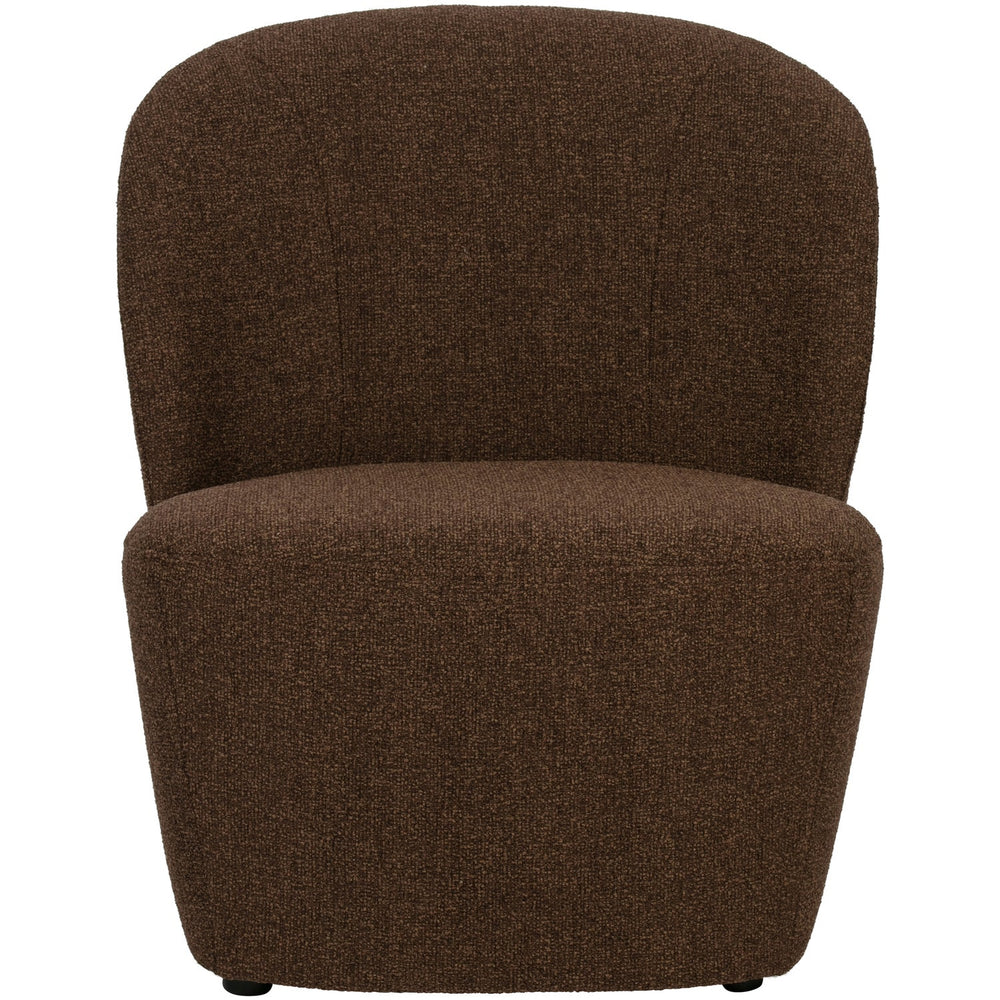 Armchair LOFTY brown melange