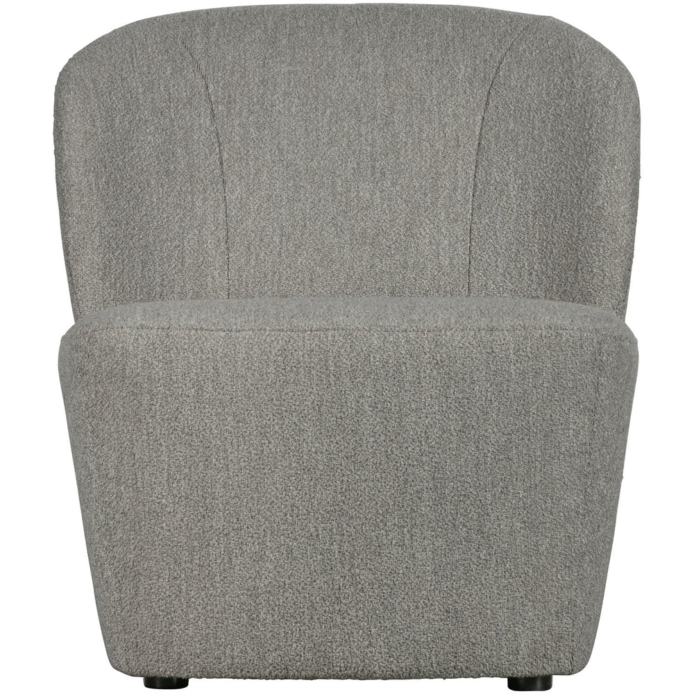 Armchair LOFTY bouclé grey