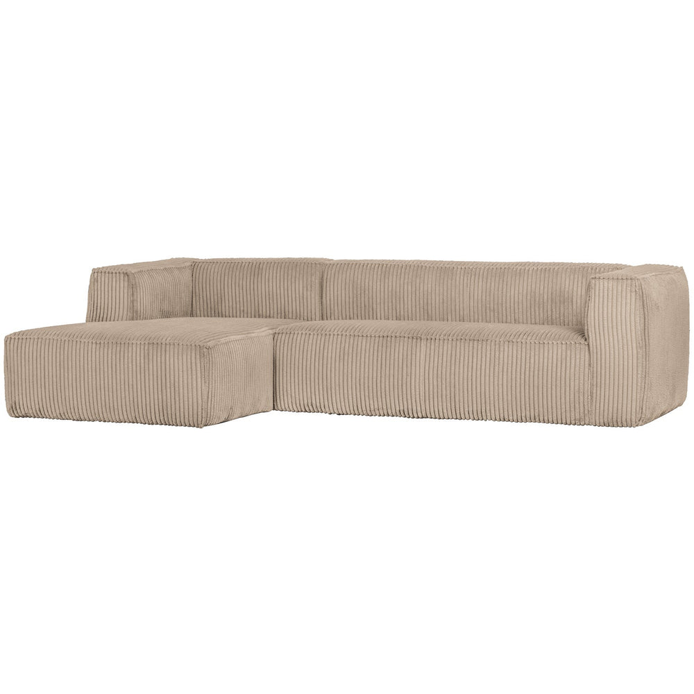 Kampinė sofa BEAN, kairė, Travertin audinys
