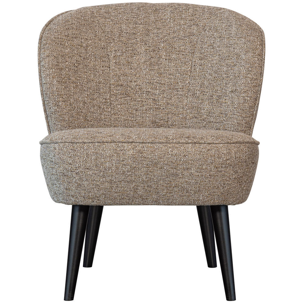Armchair SARA, fabric, natural mélange