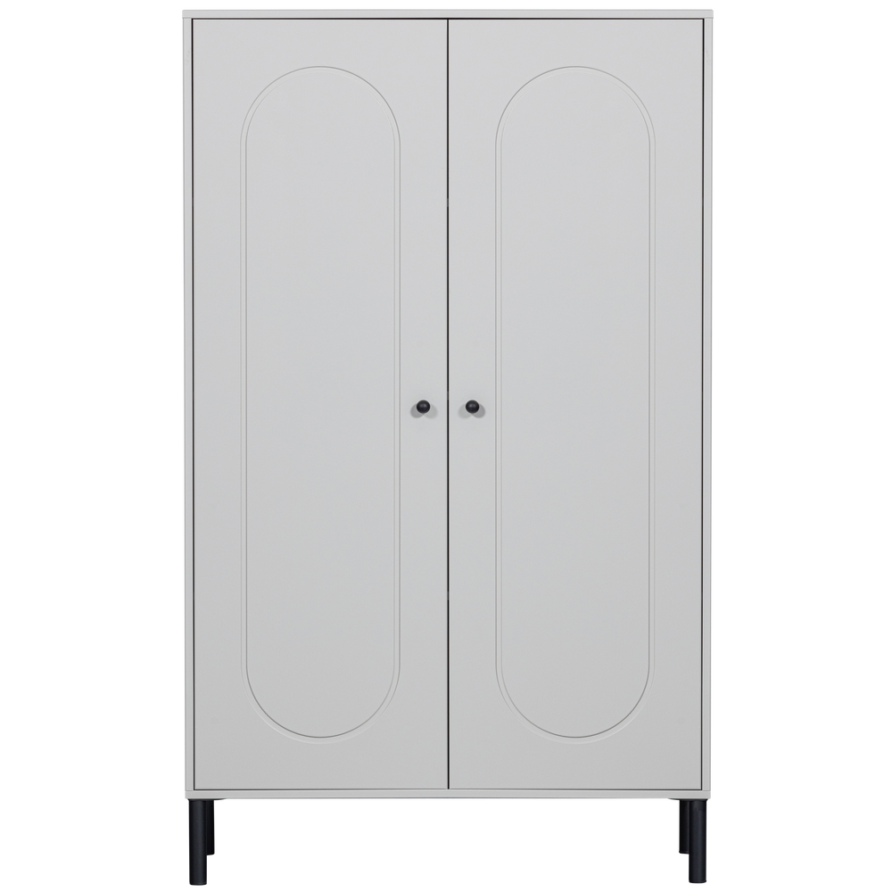 Žema spintelė XINA, pušis, debesų pilka