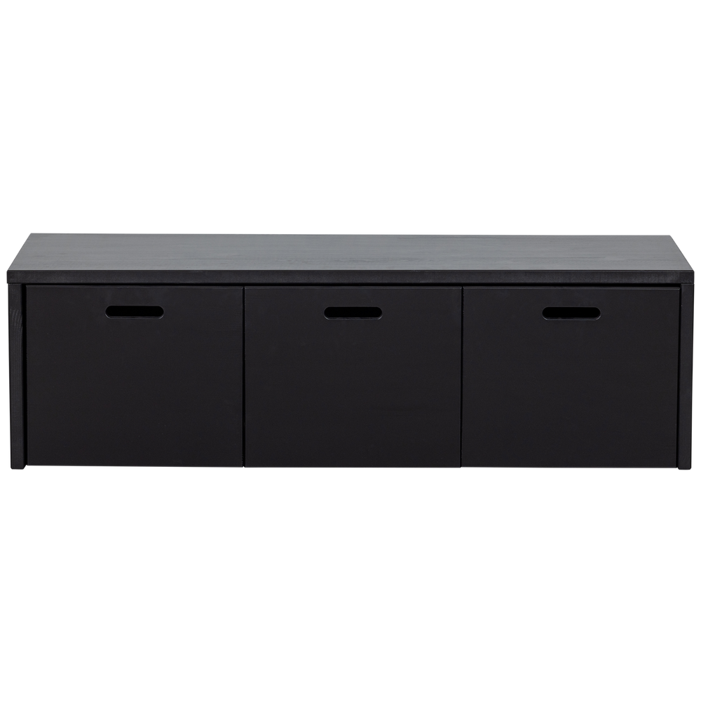 Suoliukas SILKE, pušis, tamsiai juoda