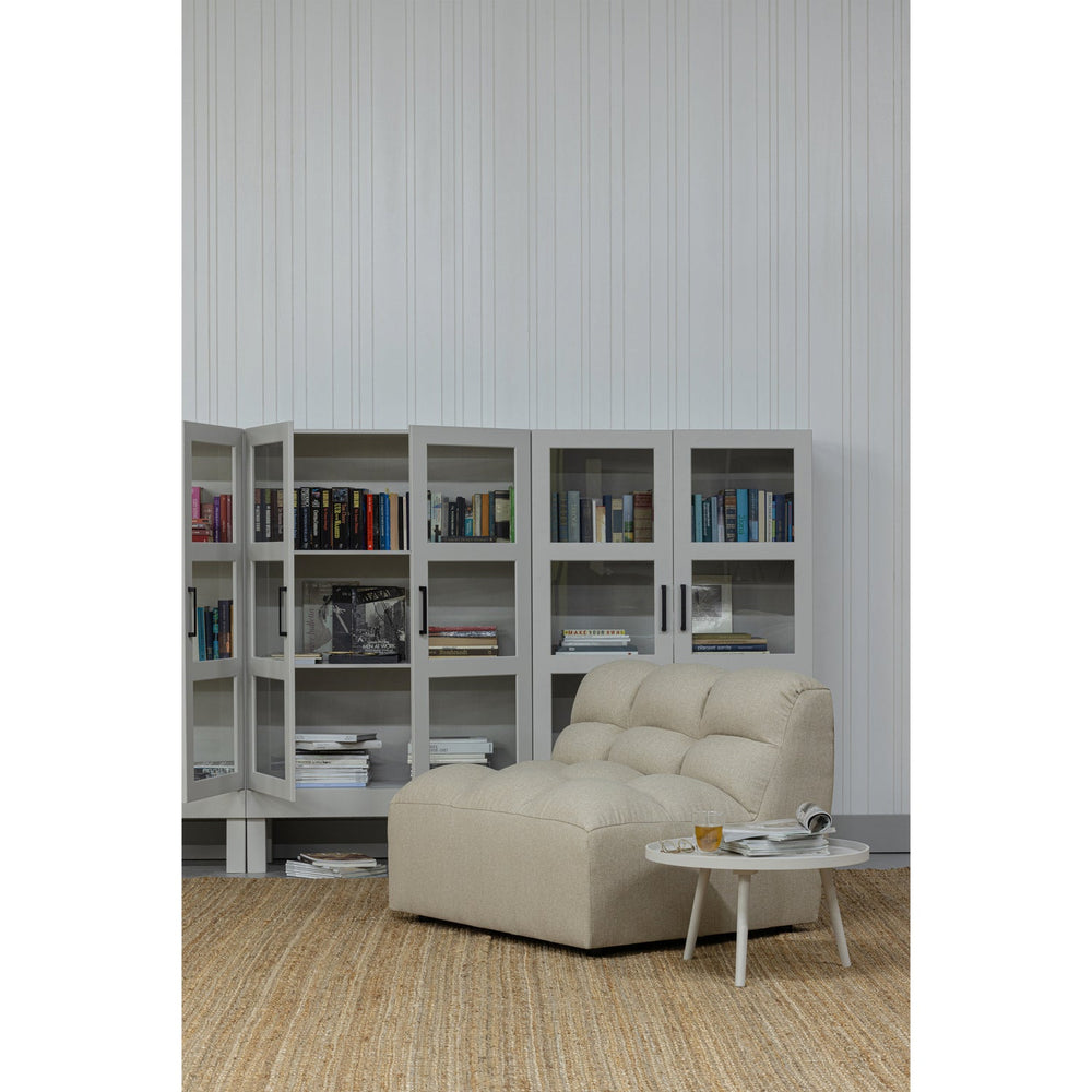 Armchair PEPPER, beige fabric