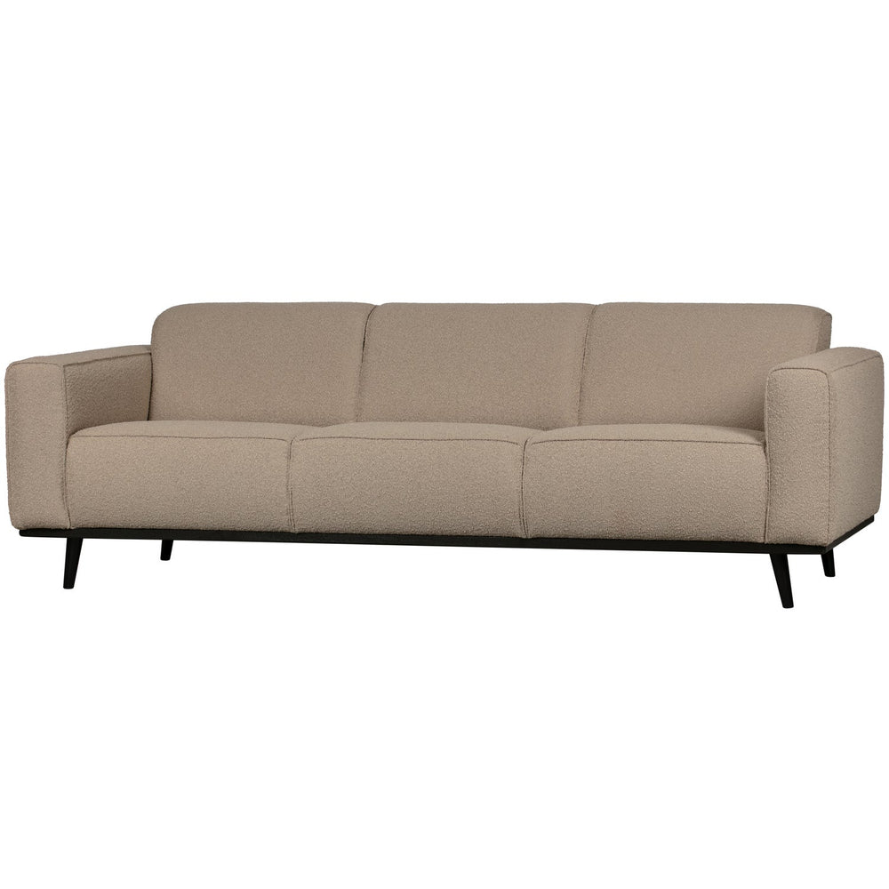 Sofa STATEMENT 3-vietė 230 cm, bouclé bežinis