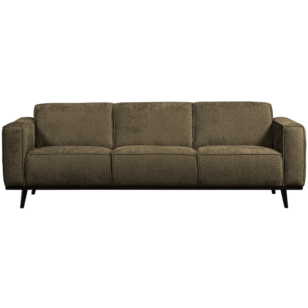 Sofa STATEMENT 3-vietė 230 cm, struktūrinis veliūras bonsai