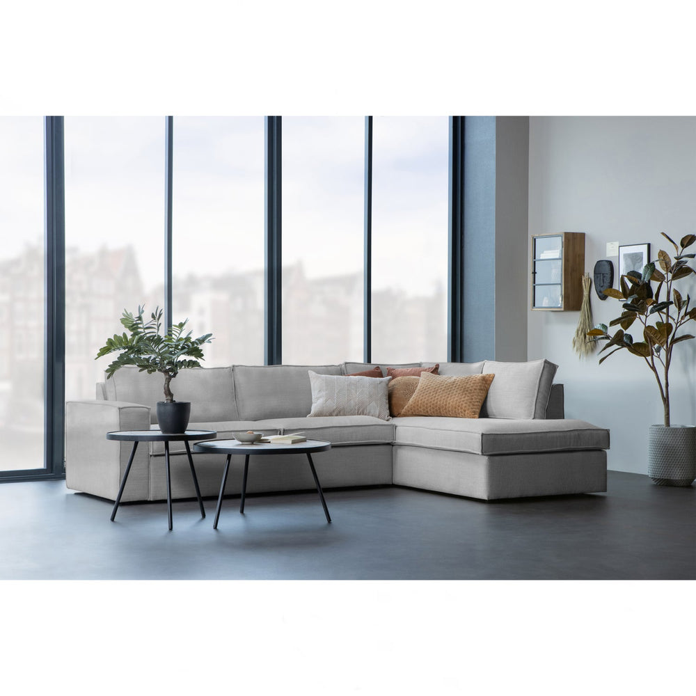 Kampinė sofa FREDDIE, dešinė, natūrali