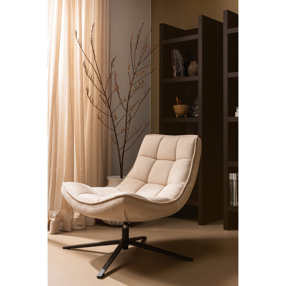 Armchair MAUDI, swivel natural