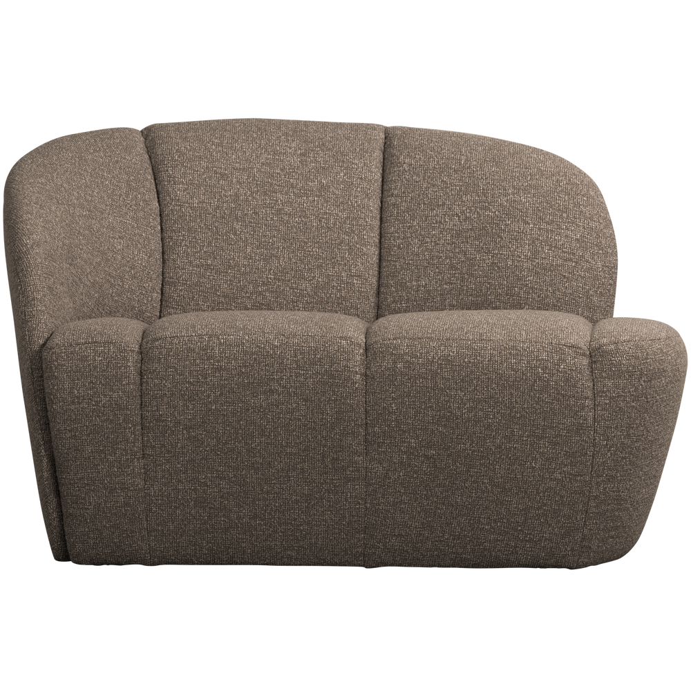 Two-seater MOJO element, no armrests, bouclé, tan melange