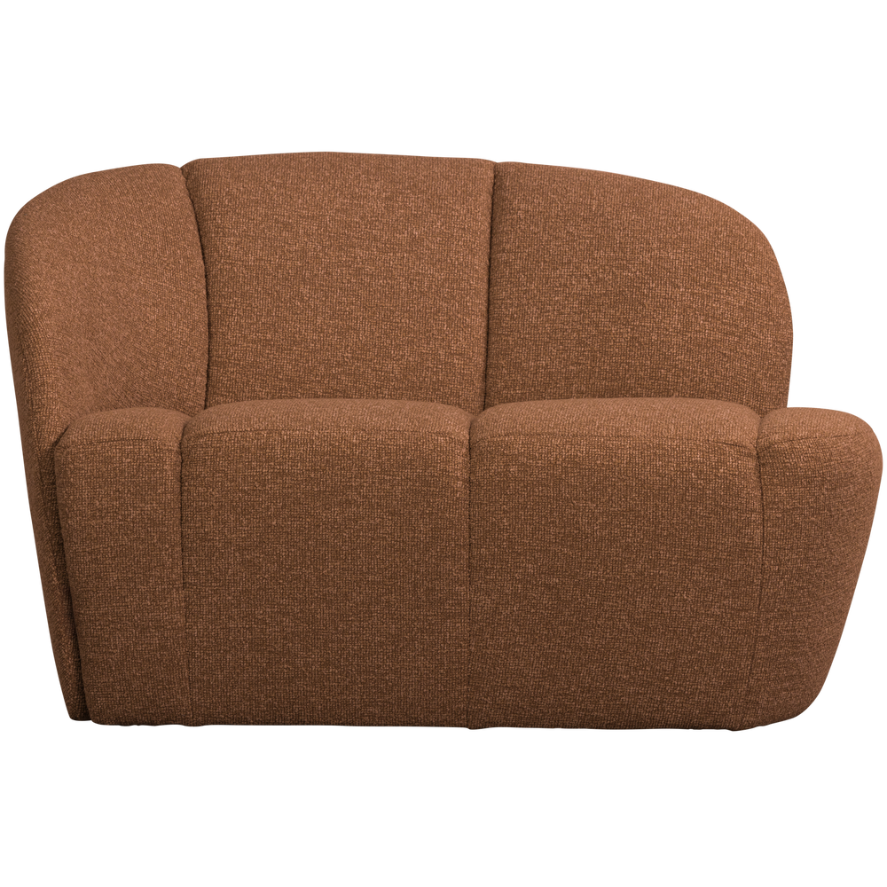 Two-seater MOJO element, no armrests, bouclé, tan melange
