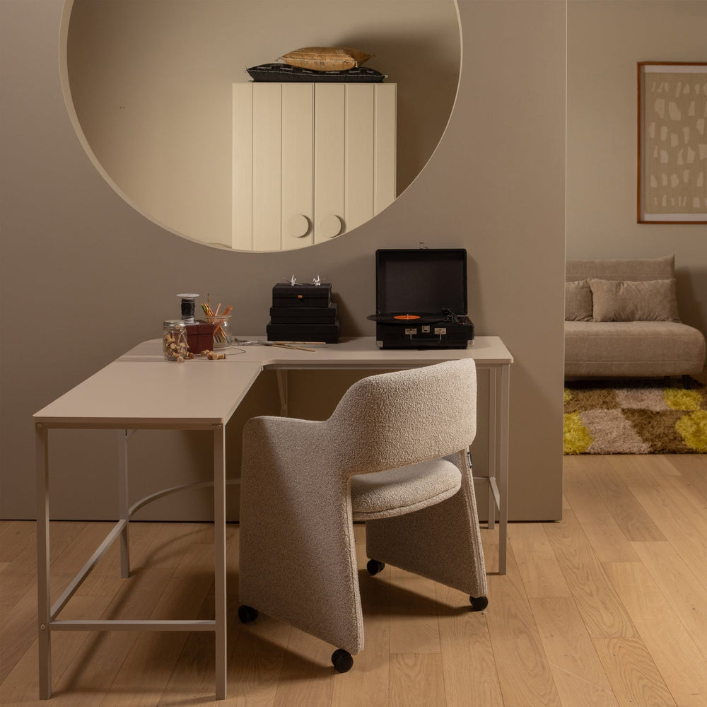 Dining chair LYRIC with castors