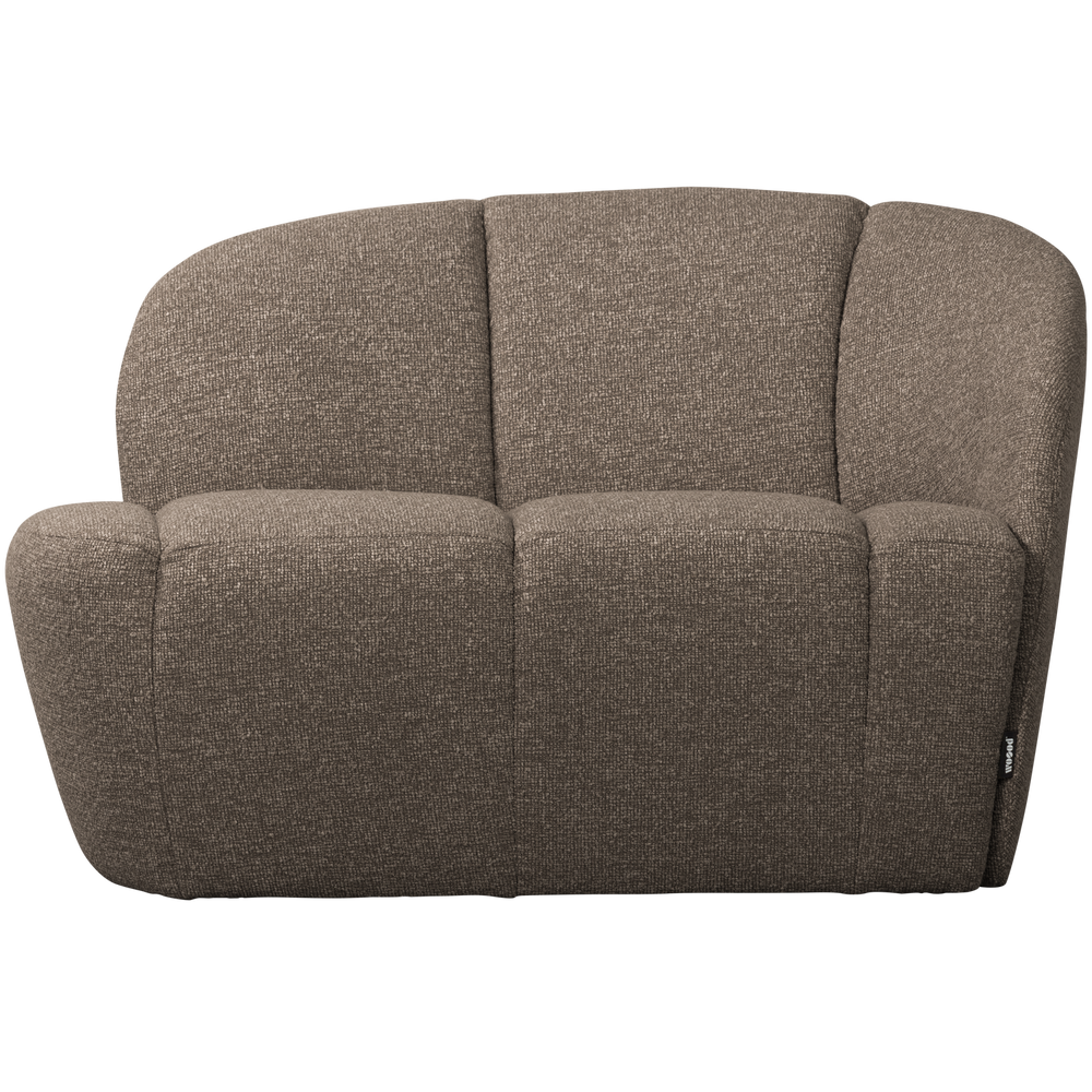 2 Seater Bench With Right Armrest MOJO, condition, brown melange