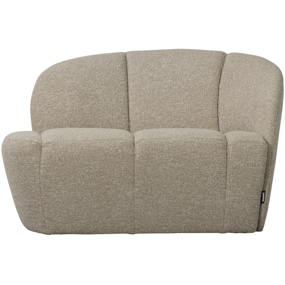 2-Seater Bench with Right Armrest MOJO, condition, beige melange