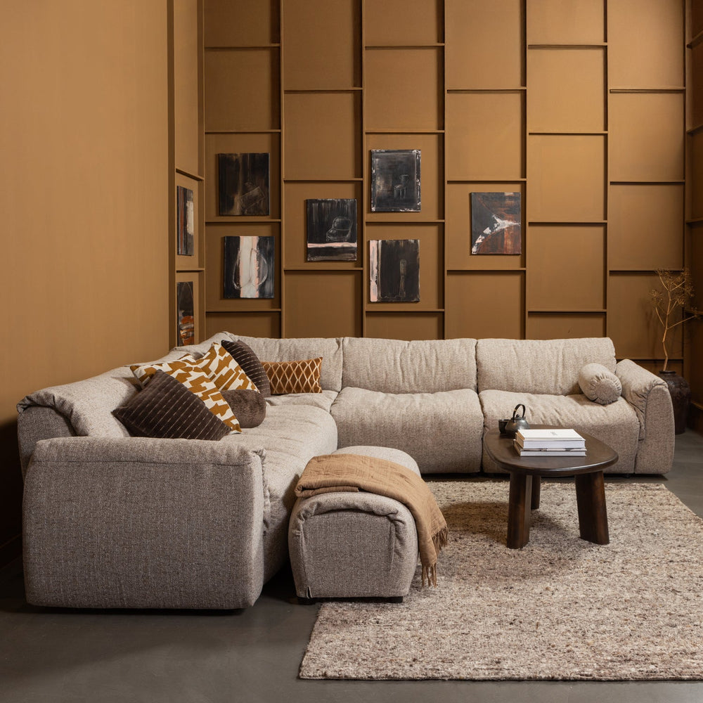 1-vietė sofos dalis BAGGY, ruda spalva