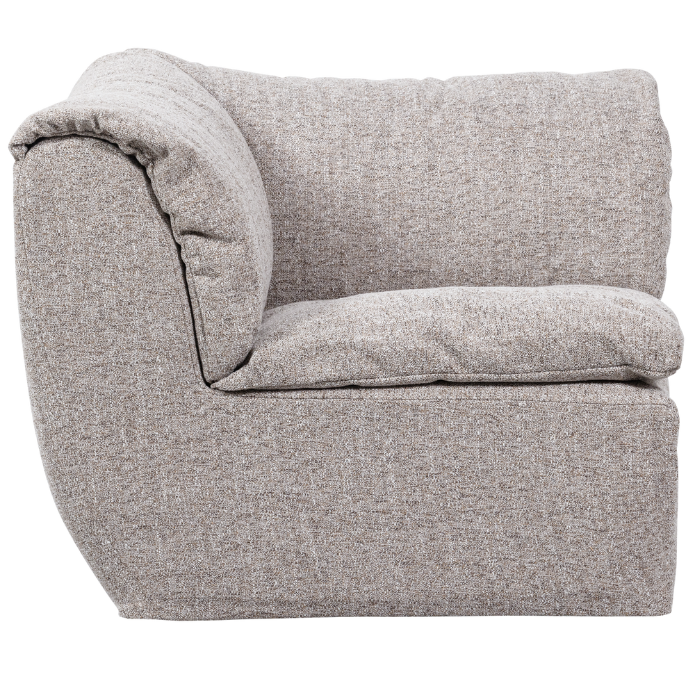 Kampinė sofos dalis BAGGY, natūralus melanžas