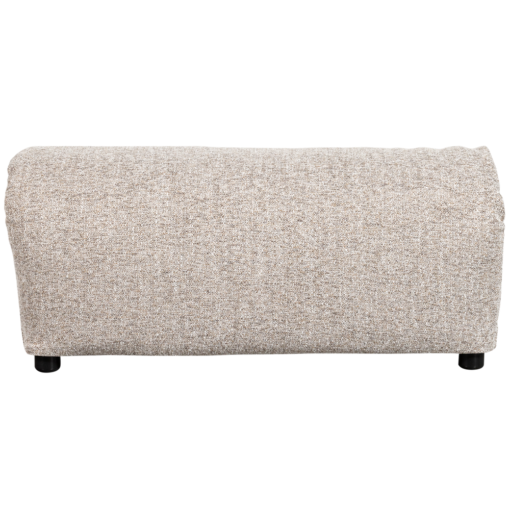Pouf BAGGY, woven fabric, natural mélange