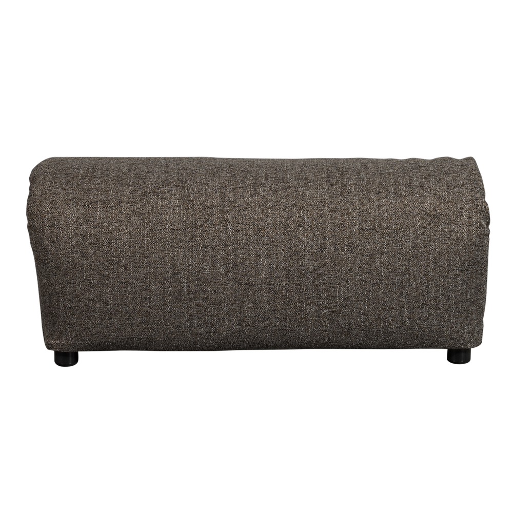 Pouf BAGGY, woven fabric, warm gray melange