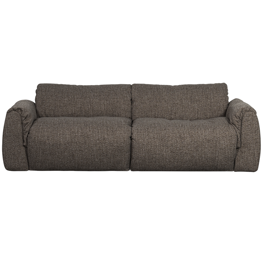 2-vietė sofa BAGGY, austo audinio, šiltas pilkas melanžas