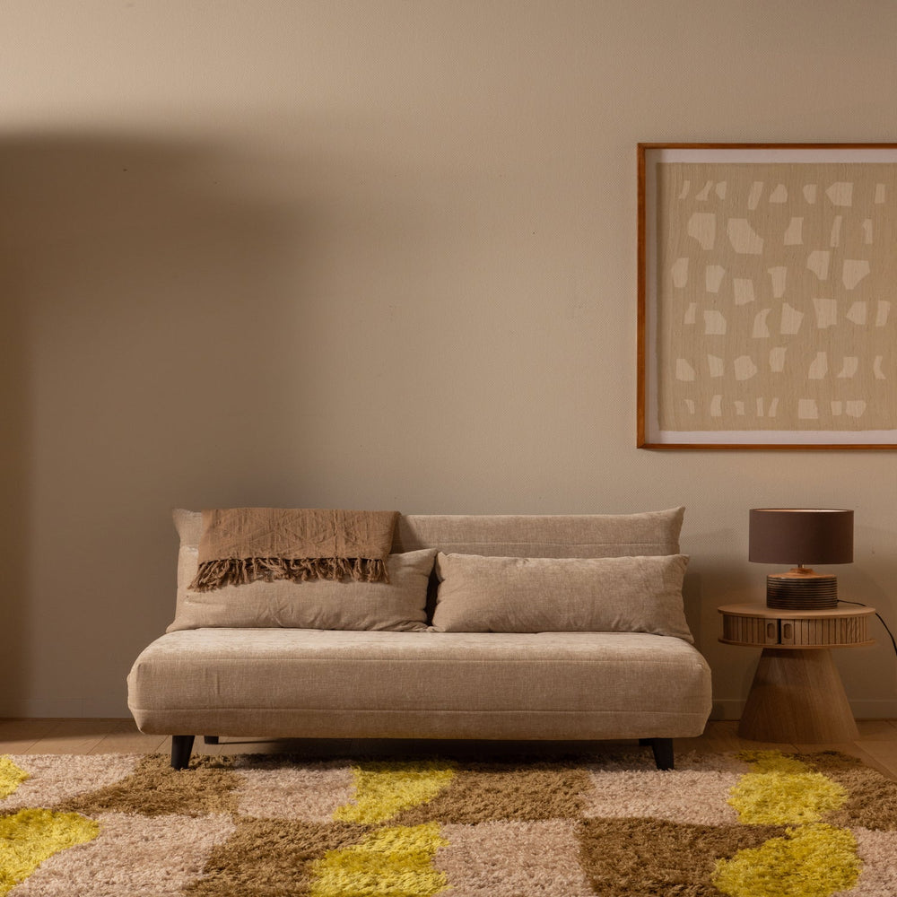 Sofa-lova XEM 1-vietė veliūras natūralus