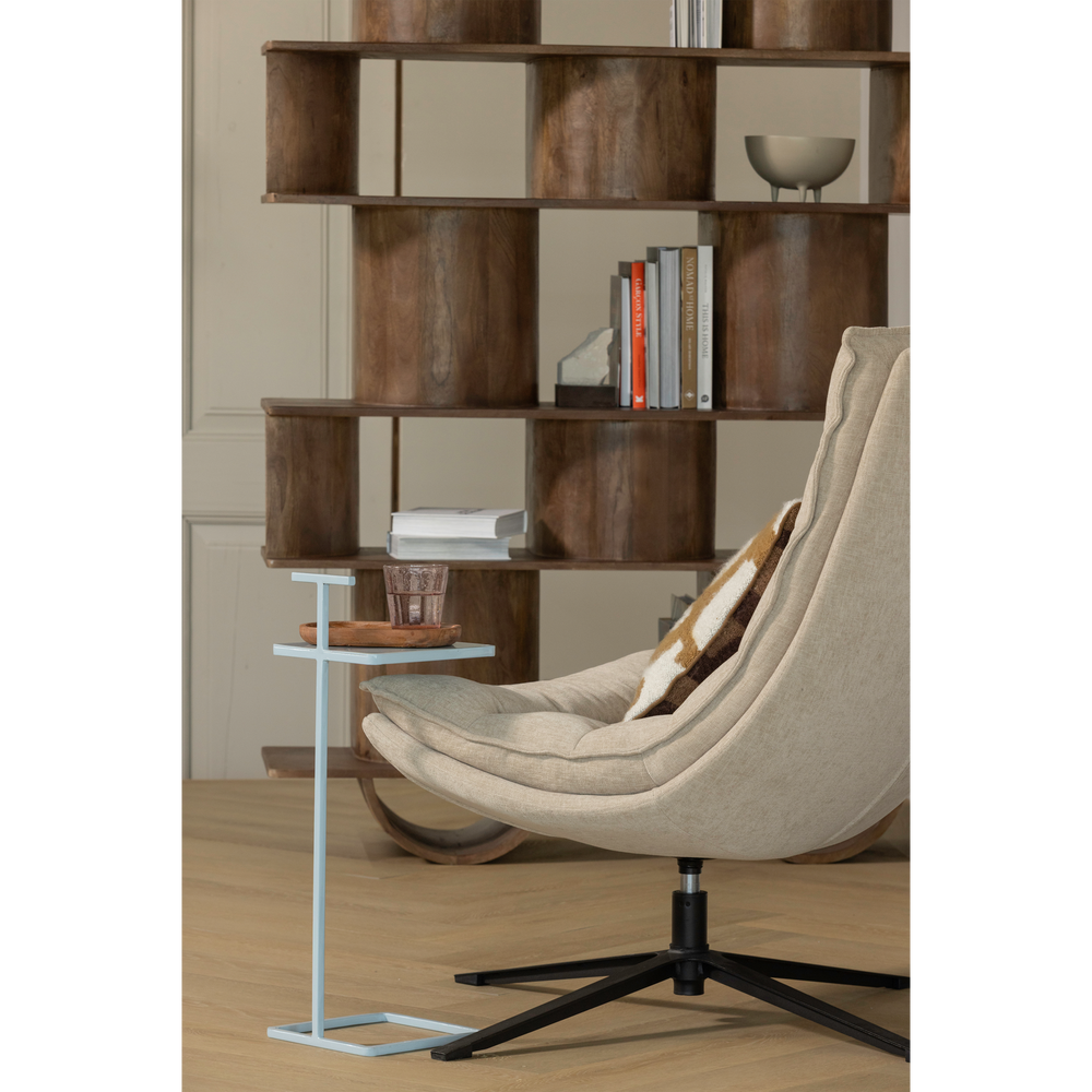 Šoninis staliukas TOSTE, metalas, šviesiai mėlyna