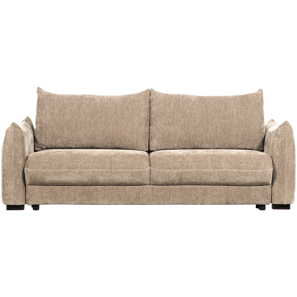 3-vietė miegamoji sofa JONNE, šenilis, natūrali